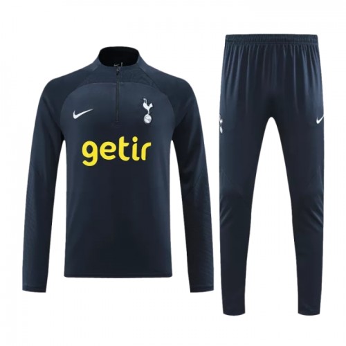 Tottenham Hotspur Sweatshirt Za Trening 2023-24 Četvrt-Zip Mornarica Tottenham Hotspur Sweatshirt Za Trening 2023-24 Četvrt-Zip Mornarica